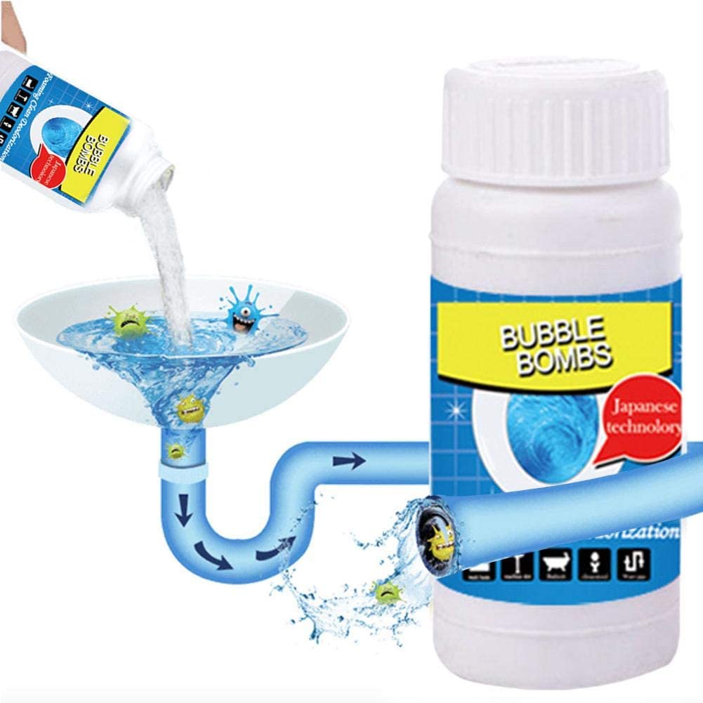 Agent puissant de dragage de tuyau de cuisine, déodorant nettoyant de Drain d'évier de toilette